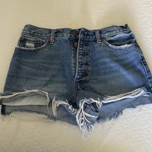 Abercrombie cut off shorts